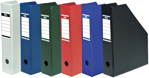 Tijdschriftencassette opvouwbaar A4 kobaltblauw-2