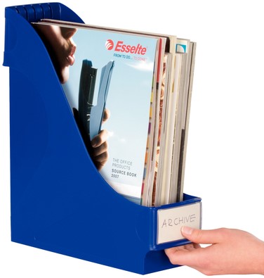 Tijdschriftencassette Leitz 2425 A4 blauw-2
