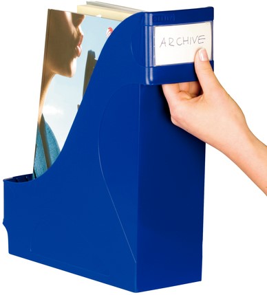 Tijdschriftencassette Leitz 2425 A4 blauw-3