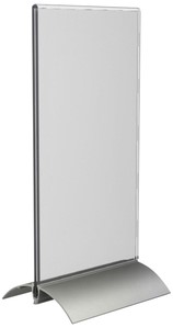 Kaarthouder Europel 1/3 A4 T-standaard acryl aluminium-2
