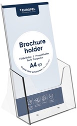 Folderhouder Europel A6, 1/3 A4 acryl