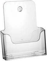 Folderhouder Europel A4 acryl capaciteit 41mm-2