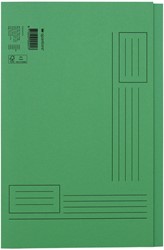 Dossieromslag folio zichtrand groen