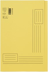 Dossieromslag folio zichtrand geel