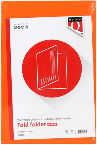 Dossieromslag folio zichtrand oranje-2
