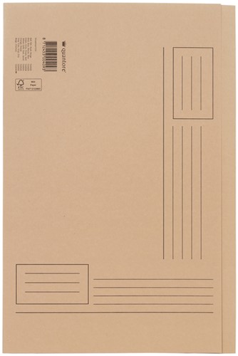 Dossieromslag folio zichtrand chamois
