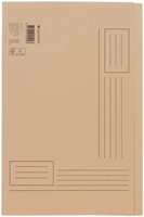 Dossieromslag folio zichtrand chamois