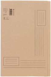 Dossieromslag folio zichtrand chamois