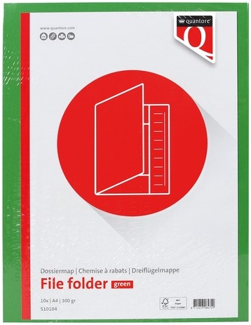 Dossiermap A4 groen Quantore-2