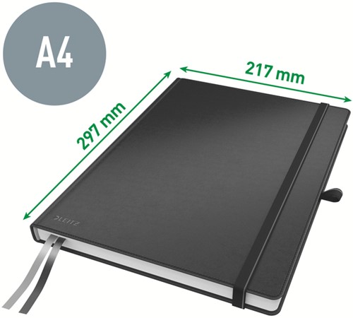 Notitieblok Leitz complete hardcover A4 lijn zwart-2