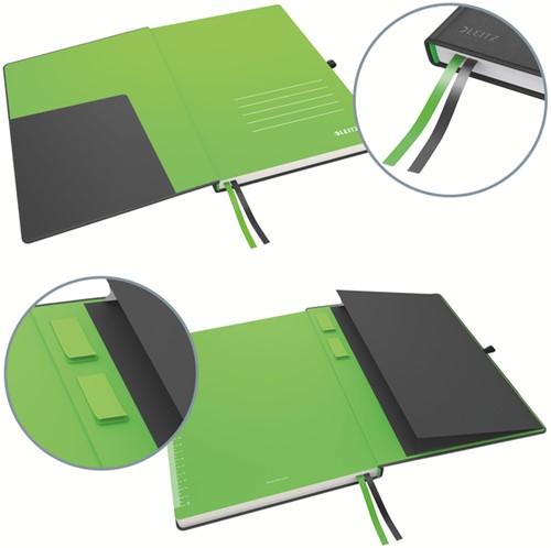 Notitieblok Leitz complete hardcover A4 lijn zwart-3