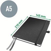 Notitieblok Leitz complete hardcover A5 lijn zwart-2