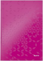 Notitieboek Leitz WOW A4 lijn roze