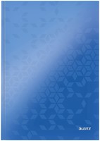 Notitieboek Leitz WOW A4 lijn blauw