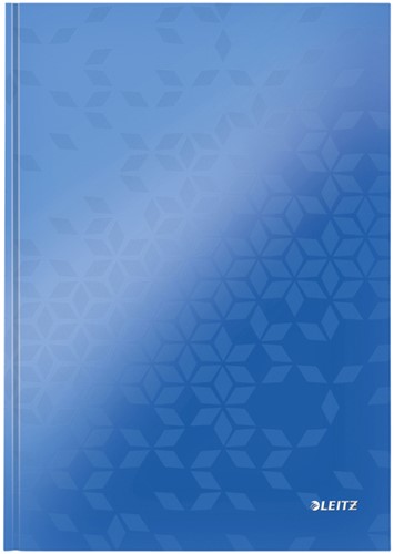 Notitieboek Leitz WOW A4 lijn blauw