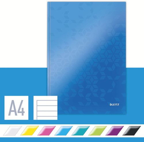 Notitieboek Leitz WOW A5 lijn blauw-3