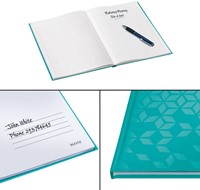 Notitieboek Leitz WOW A4 lijn ijsblauw-2