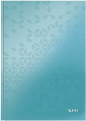 Notitieboek Leitz WOW A4 lijn ijsblauw