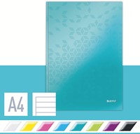 Notitieboek Leitz WOW A4 lijn ijsblauw-3