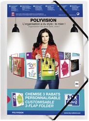 Elastomap Elba A4 Polyvision inclusief insteektas transparant