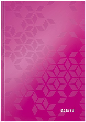 Notitieboek Leitz WOW A5 lijn roze
