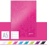 Notitieboek Leitz WOW A5 lijn roze-3