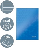Notitieboek Leitz WOW A5 lijn blauw-1