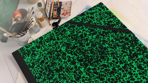 Tekenmap Canson Studio 52X72CM 2 elastiek groen-3