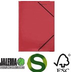 Elastomap folio rood A6012-252 pk/5