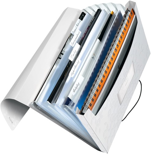 Sorteermap Leitz WOW A4 6-vaks PP wit-2