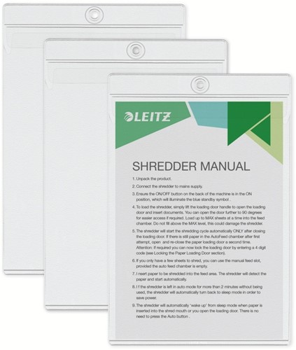 Showtas Leitz 4095 A5 met oog PVC 020mm glad ds/50-3