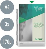 Showtas Leitz extra sterk met expansieplooi A4 PVC pk/3-4