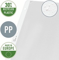 Showtas Leitz A4 4R PP 0.13mm transparant ds/100-3