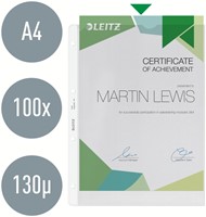 Showtas Leitz A4 4R PP 0.13mm transparant ds/100-1