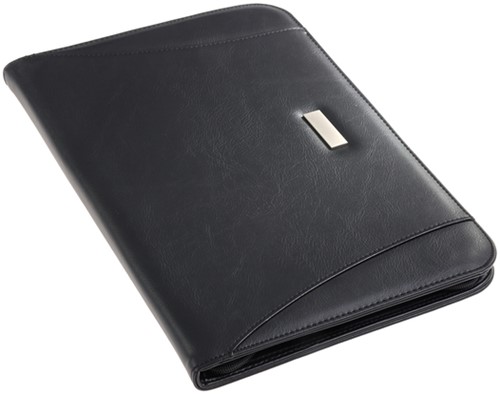 Schrijfmap A4 Excellent de luxe lederlook rits