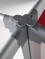 Verbindingsdop 4-weg tbv scheidingswand