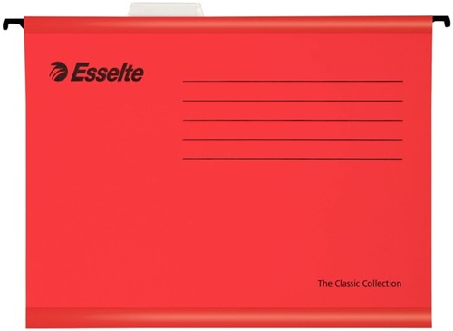 Hangmappen Esselte Classic A4 V-bodem rood