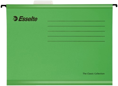 Hangmappen Esselte Classic A4 V-bodem groen