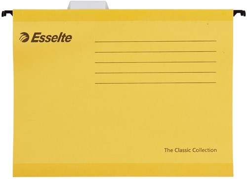 Hangmappen Esselte Classic A4 V-bodem geel