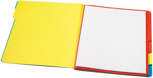 Sorteermap Secolor sixtab blauw-2