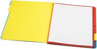 Sorteermap Secolor sixtab blauw-2
