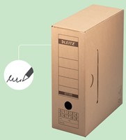 Archiefdoos met deksel Leitz Premium 120x275x325mm natuurbruin-16
