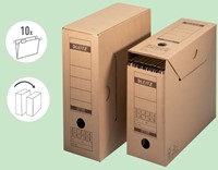 Archiefdoos met deksel Leitz Premium 120x275x325mm natuurbruin-11