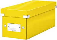 CD-box Leitz WOW Click & Store 143 x 136 x 352 mm geel