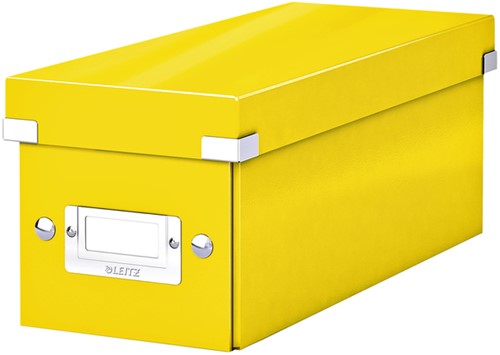 CD-box Leitz WOW Click & Store 143 x 136 x 352 mm geel