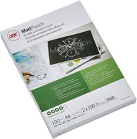 Lamineerhoes 216x303mm 2x100mic GBC A4 mat ds/100