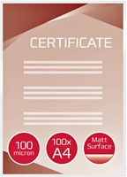 Lamineerhoes 216x303mm 2x100mic GBC A4 mat ds/100-2