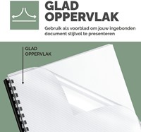 Voorblad Fellowes A4 PVC 300micron 100stuks-2