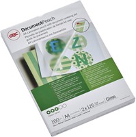 Lamineerhoes 216x303mm 2x125mic GBC A4 ds/100