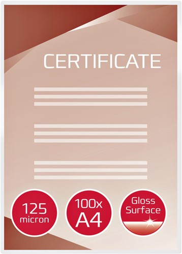 Lamineerhoes 216x303mm 2x125mic GBC A4 ds/100-2